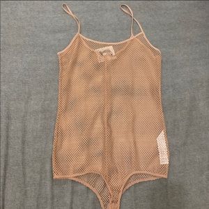 Zara nude mesh body suit